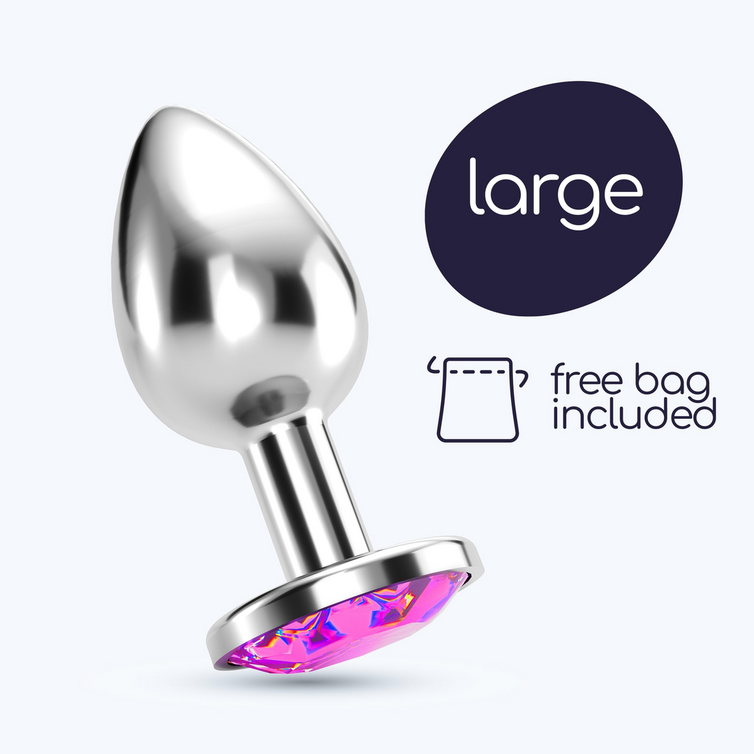 Crushious Bijou - Anale Sieraad Plug - Groot - Roze (799632355212)