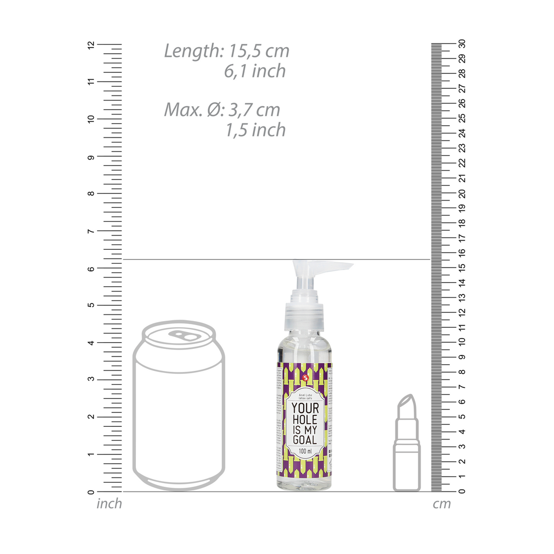 S-line by shots Your Hole Is My Goal - Anale Glijmiddel - 3 fl oz / 100 ml (7423522519561)