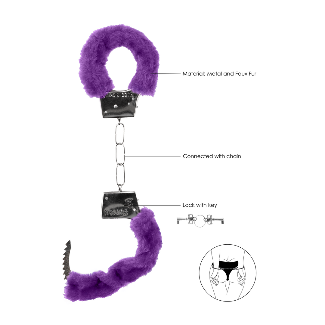 Ouch! by shots Beginner's Handcuffs Furry (8714273074089)