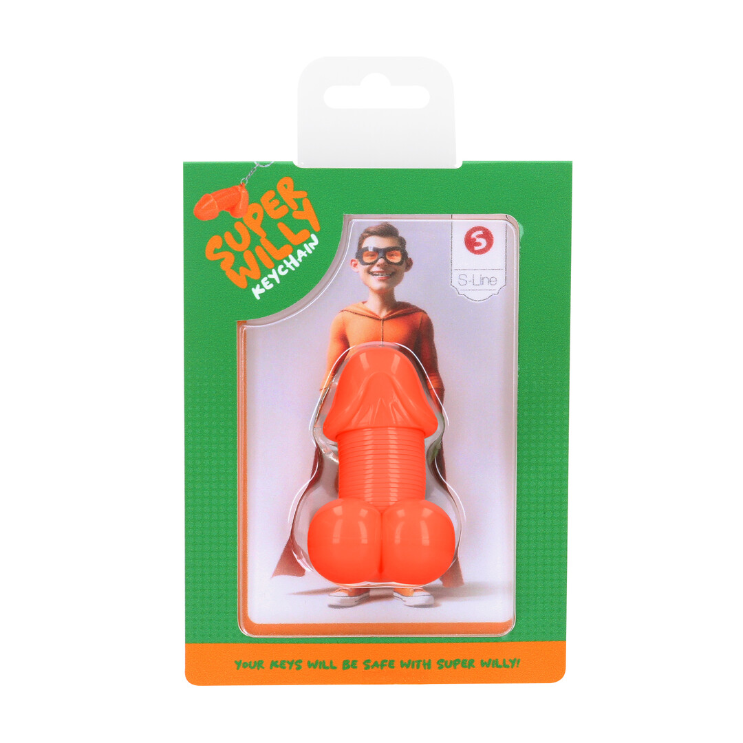 S-line by shots Super Willy - Sleutelhanger - Oranje (8714273026309)