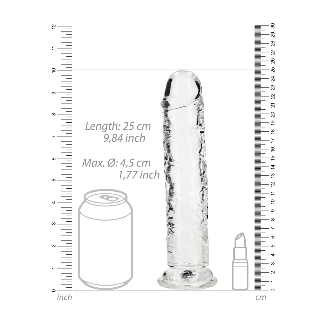 Realrock by shots Rechtdoorn Dildo met Zuignap - 9'' / 23 (8714273522818)