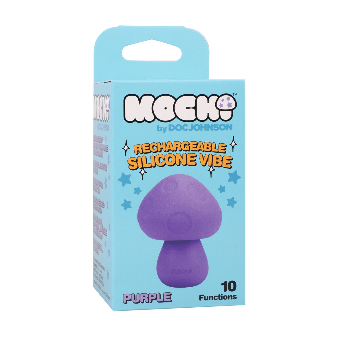 Doc johnson Mushroom Vibe - Oplaadbare Siliconen Vibrator - Paars (782421099619)