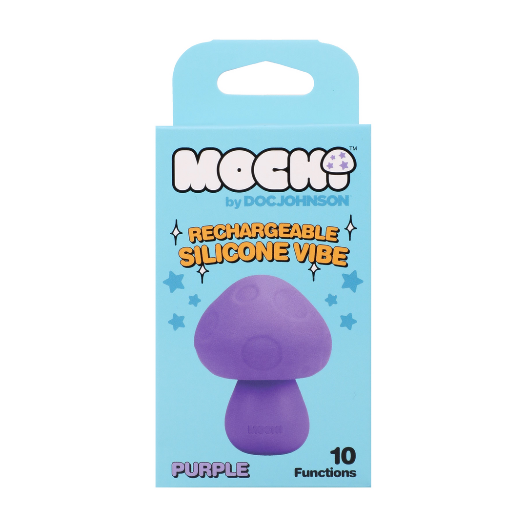 Doc johnson Mushroom Vibe - Oplaadbare Siliconen Vibrator - Paars (782421099619)