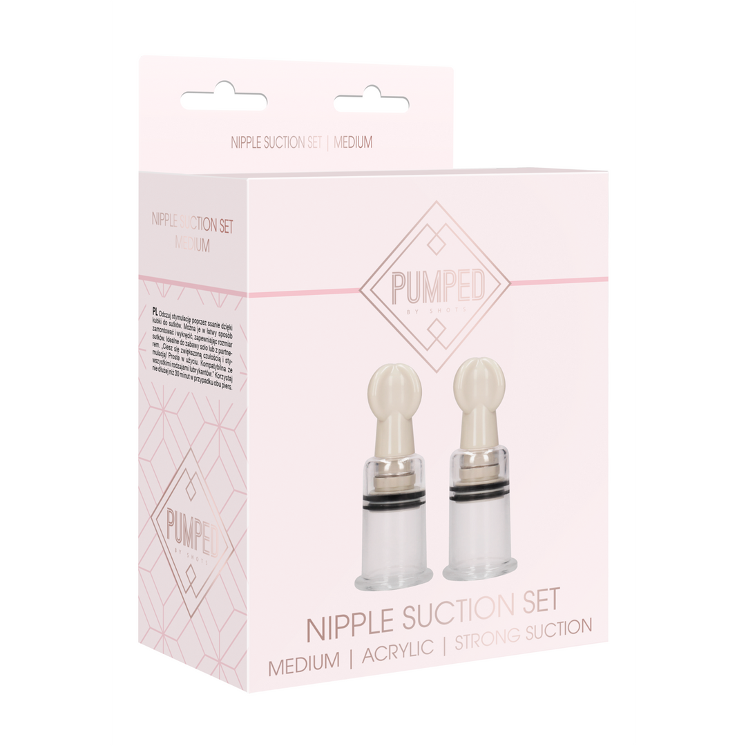 Pumped by shots Tepel Suction Set - Medium (8714273548429)