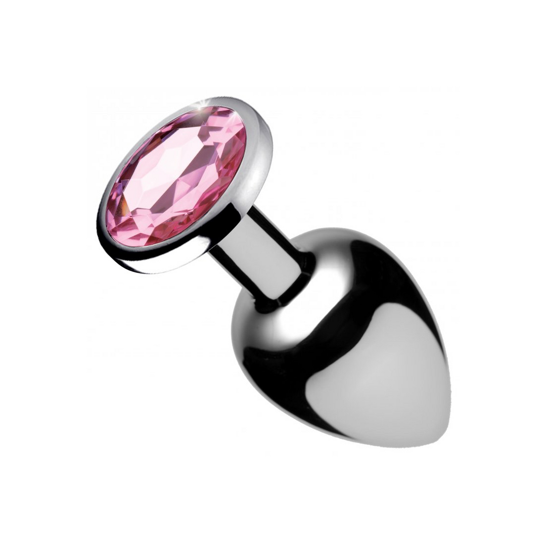 Xr brands Roze Edelsteen - Butt Plug - Medium (848518029867)