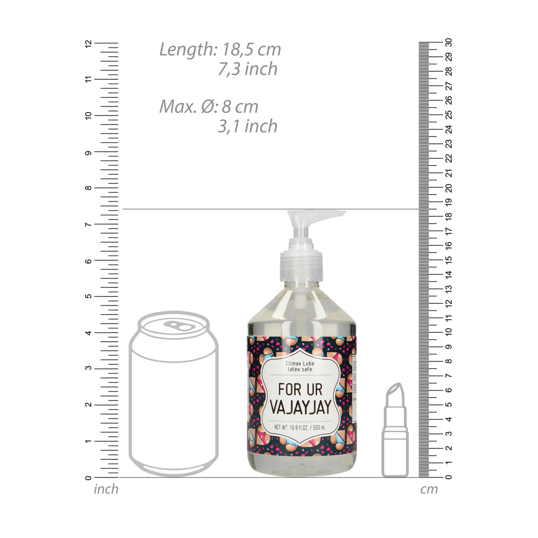 S-line by shots Voor Ur Vajayjay - Waterbased Lubricant - 17 fl oz / 500 ml (7423522454473)