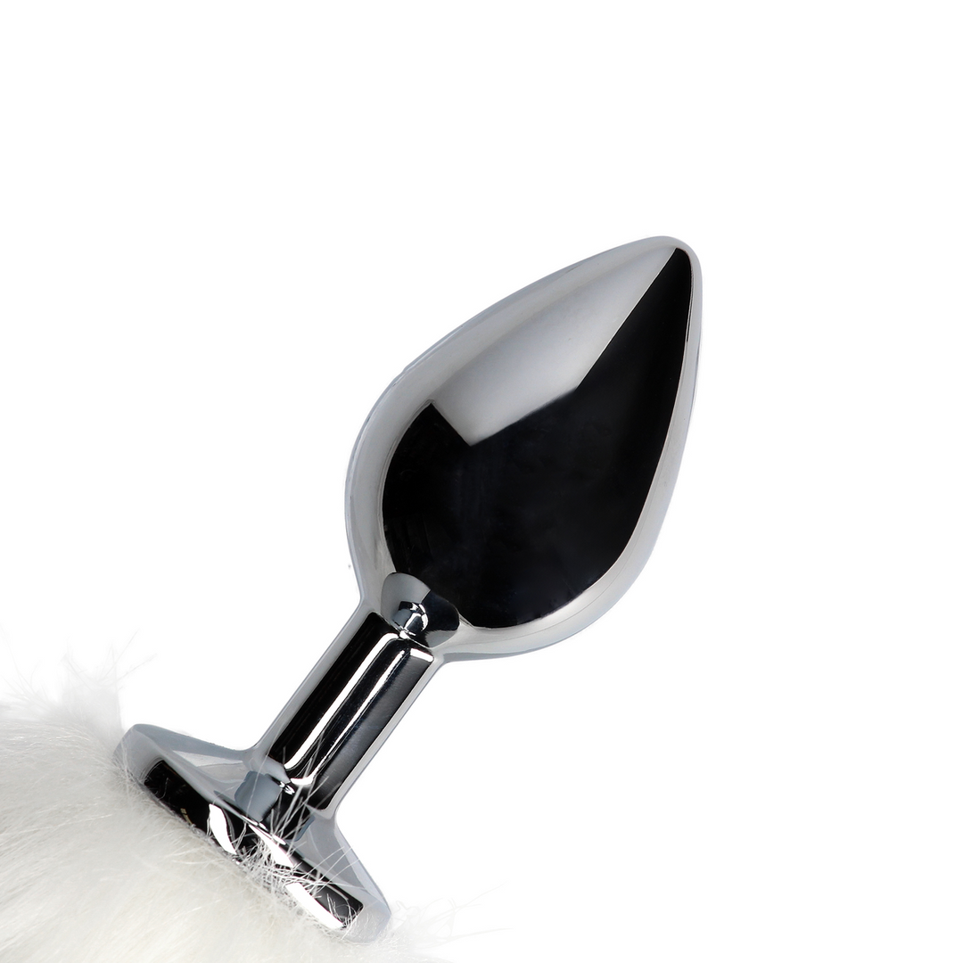 Ouch! by shots Vossenstaart met metalen buttplug (8714273047793)