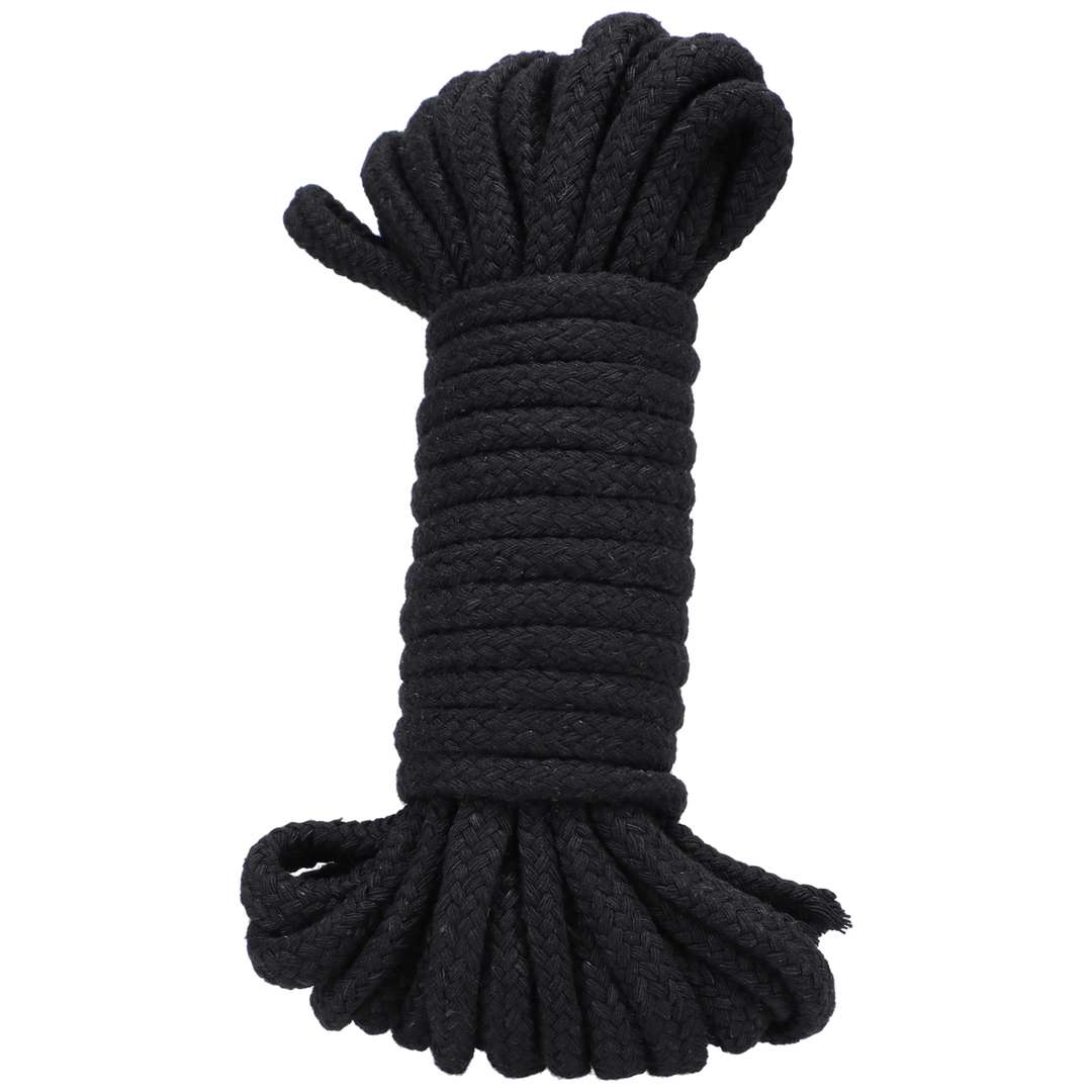 Doc johnson Katoenen Touw - 32 ft - Zwart (782421087746)