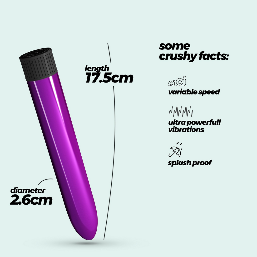 Crushious Classic Vibe - Classic Vibrator - Paars (799632355465)
