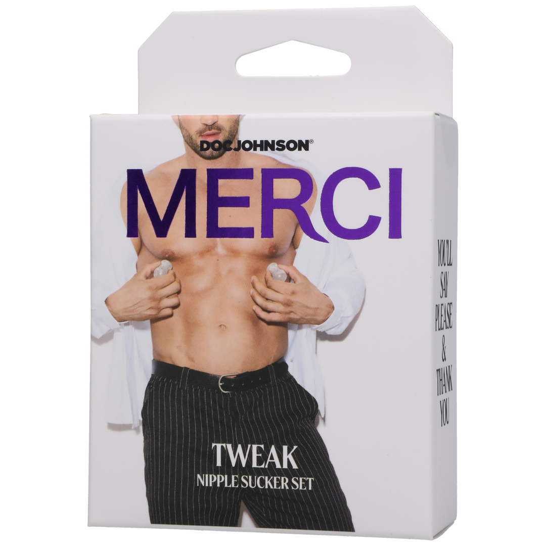 Doc johnson Tweak - Nipple Sucker Set - Duidelijk (782421089368)