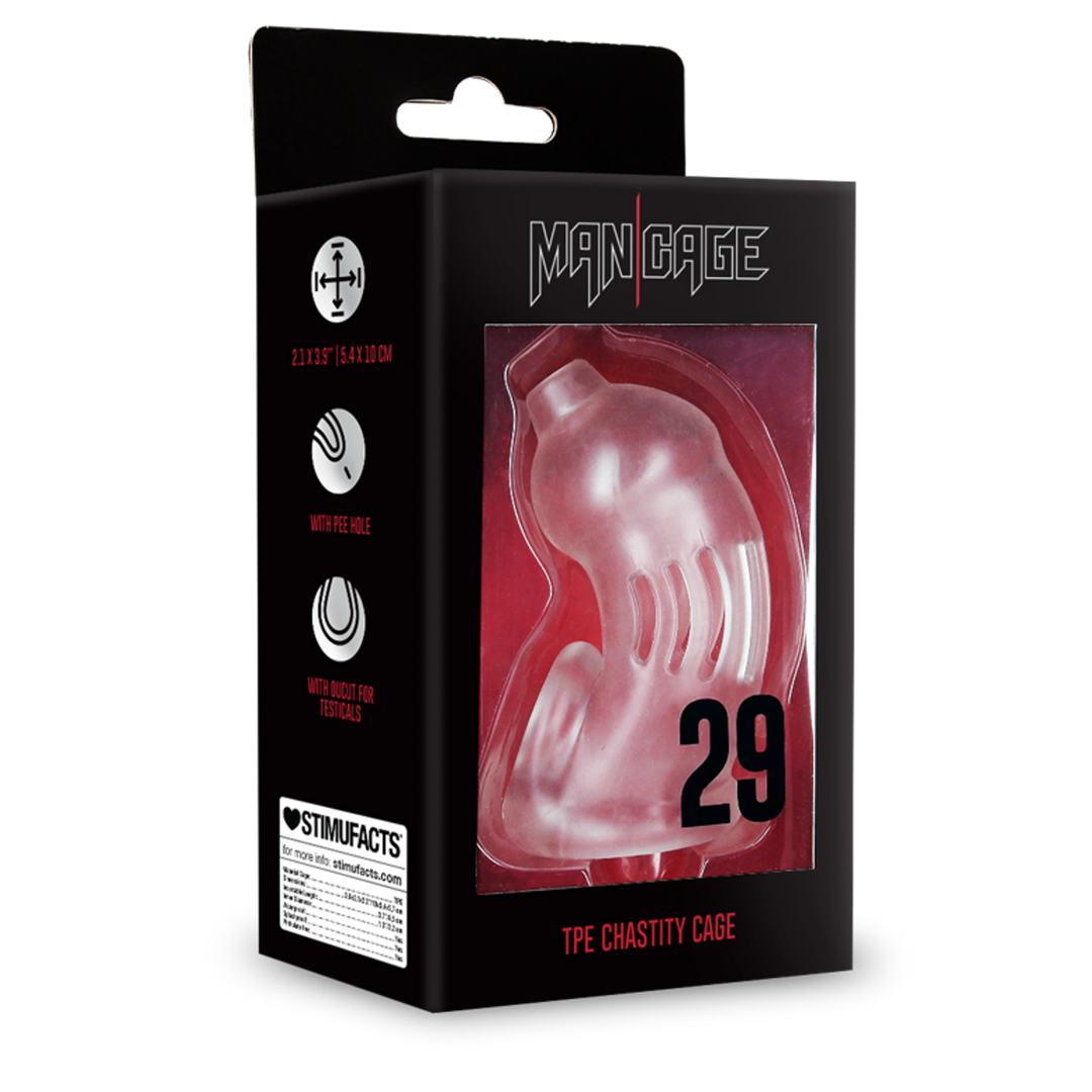 Mancage by shots Model 29 - TPE Buitenechtigheidscage - Transparant (8714273051332)