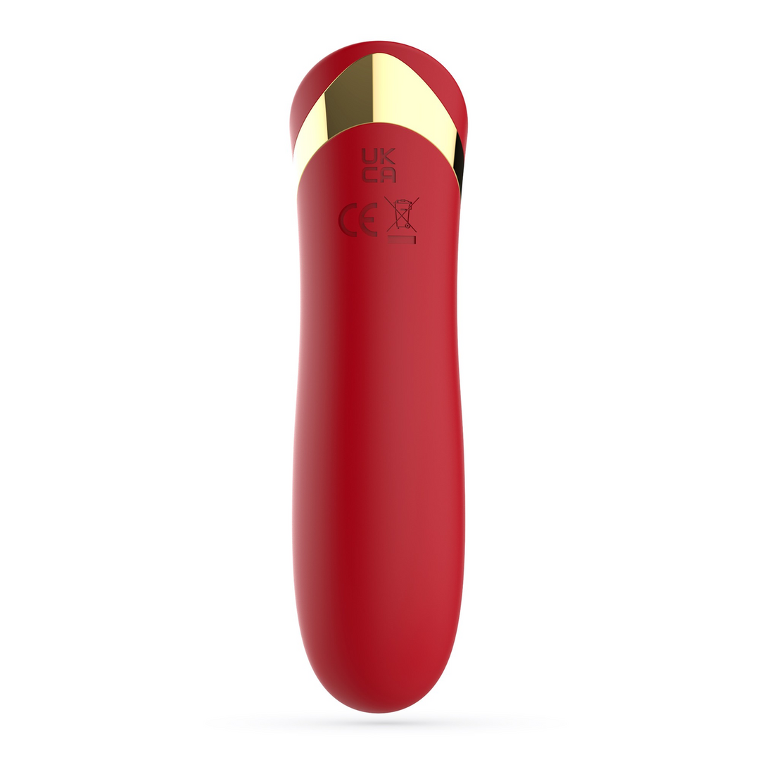 Crushious Blinders - Oplaadbare Vibrerende Bullet - Rood (7403254160781)