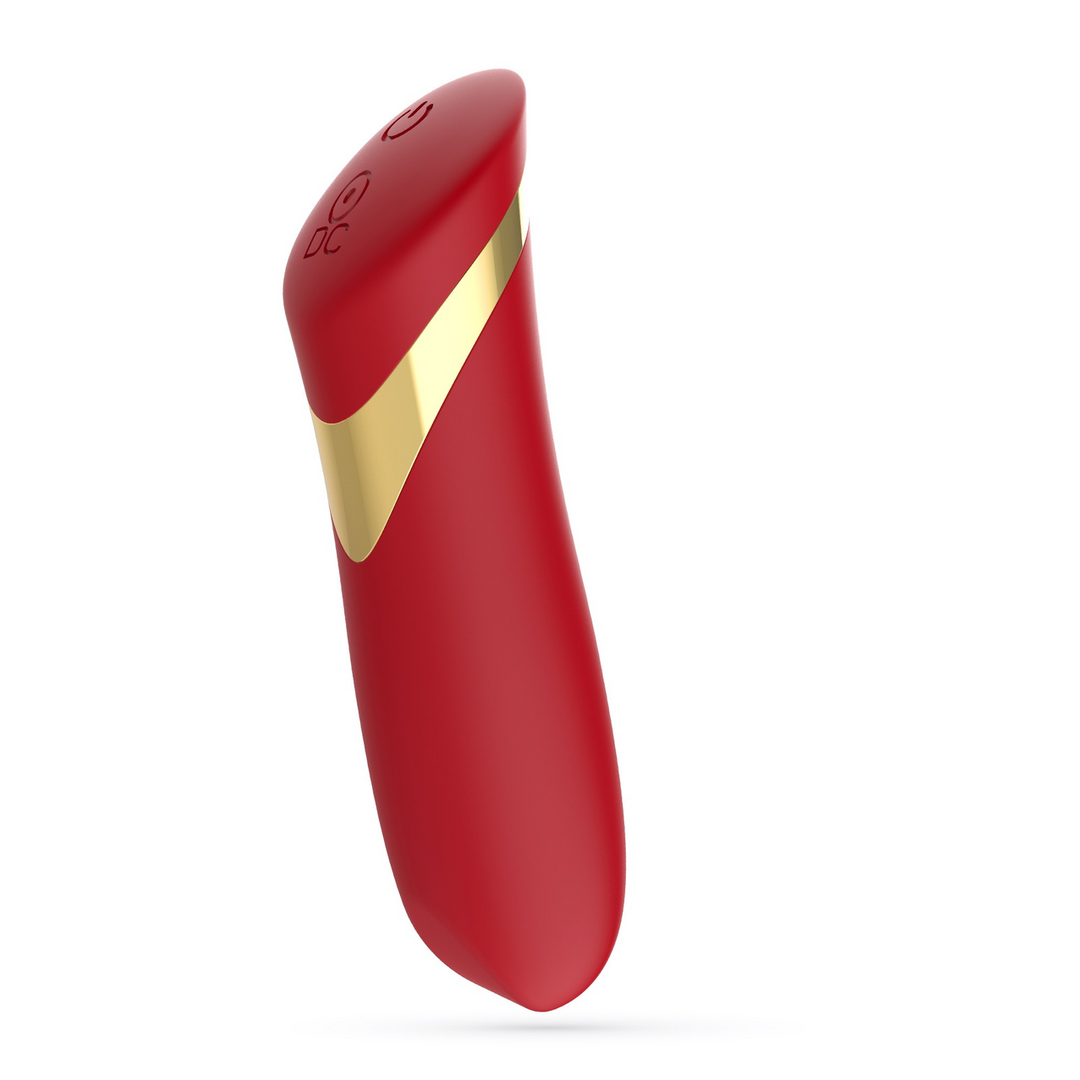 Crushious Blinders - Oplaadbare Vibrerende Bullet - Rood (7403254160781)