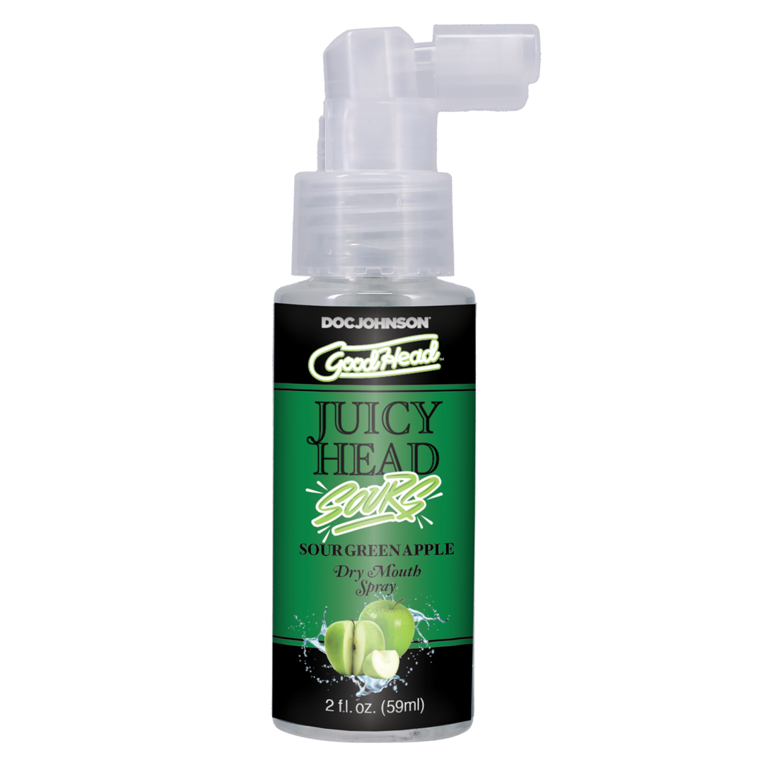 Doc johnson Juicy Head - Dry Mouth Spray - Sour Green Apple - 2 fl oz / 60 ml (782421088637)