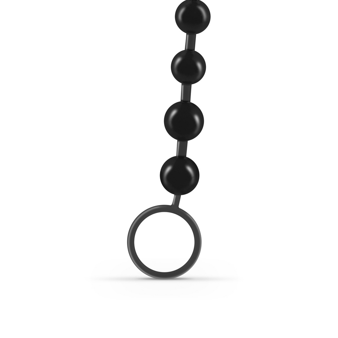 Crushious Basis Anale Kralen - 10 Kralen Ketting - Zwart (799632355052)