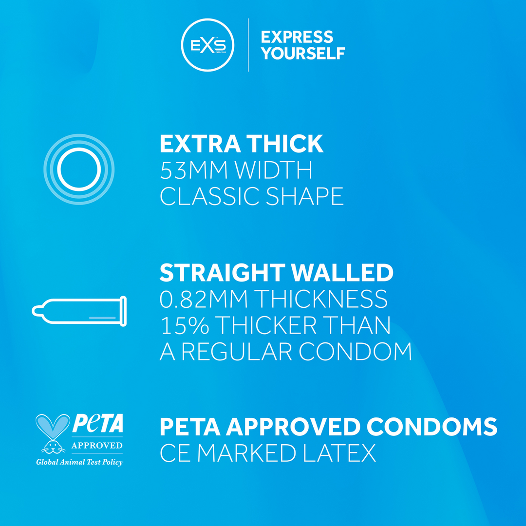 EXS Extra Thick - Condooms - 144 Stuks (5027701000516)