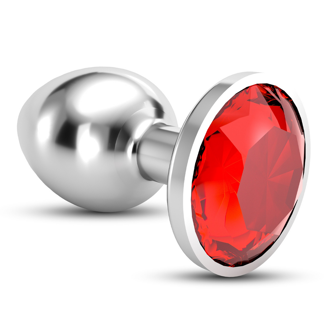 Crushious Bijou - Anale Sieraad Plug - Groot - Rood (799632355274)