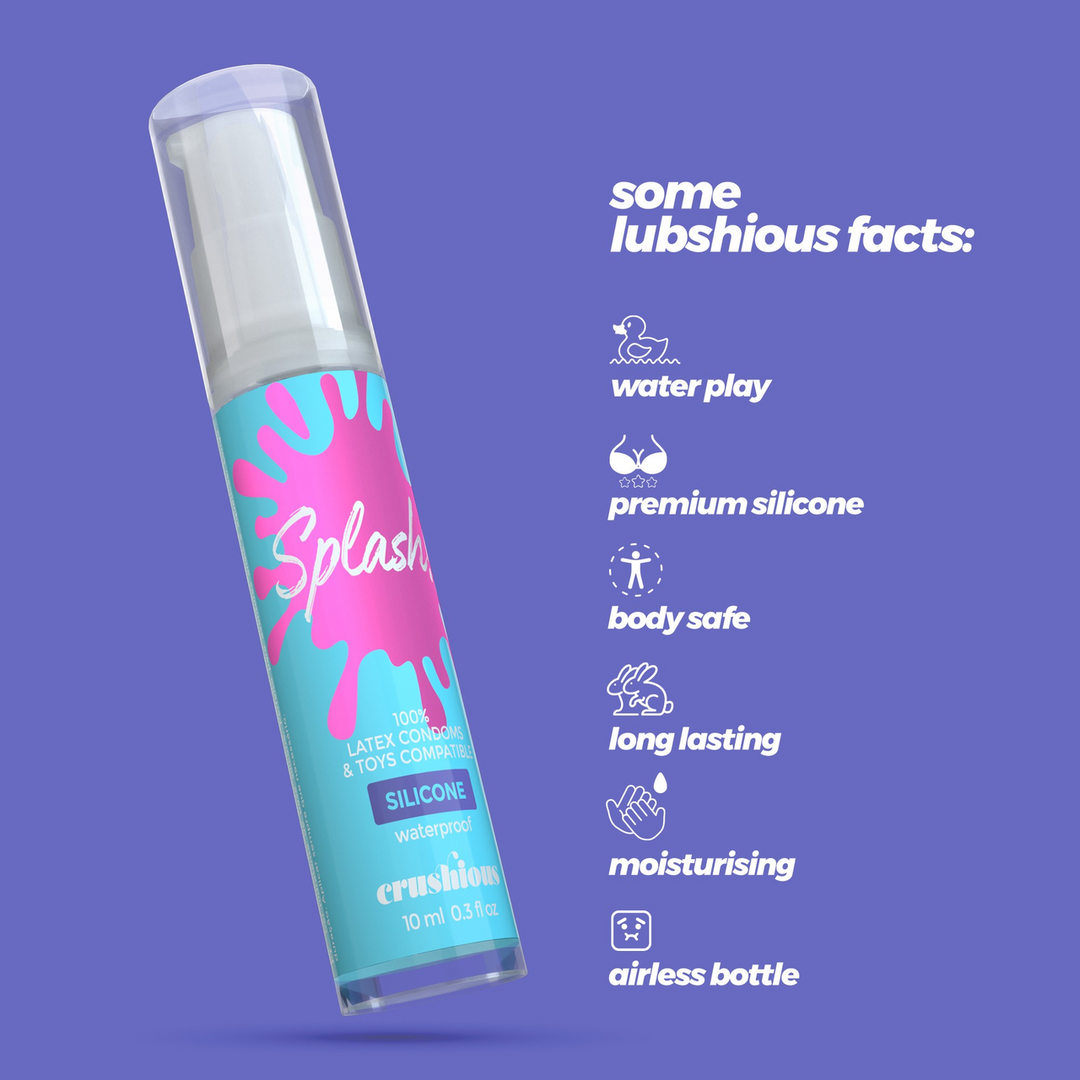 Crushious Splash - Siliconen Glijmiddel - 0,3 fl oz / 10 ml (7403254159860)