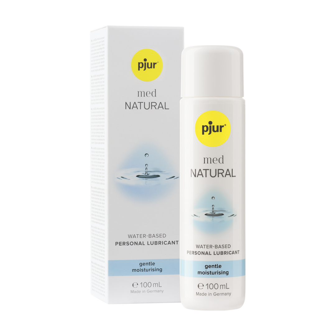 Pjur Med Natural - Waterbased Lubricant Gentle Moisturising - 3.4 fl oz / 100 ml (827160105815)