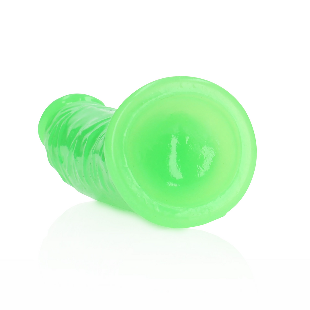 Realrock by shots Slanke Realistische Dildo met Zuignap - Glow in the Dark - 6'' / 15,5 cm (8714273493590)