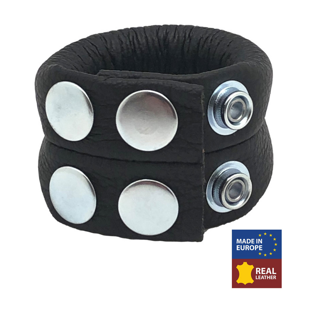 Red leather Verstelbare Leren Ballstretcher 140 gr - Zwart (3701019810846)