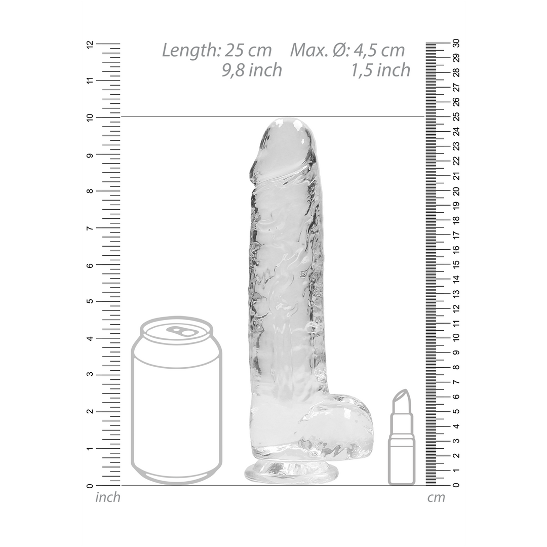 Realrock by shots Realistische Dildo met Ballen - 9 / 23 cm (8714273543257)