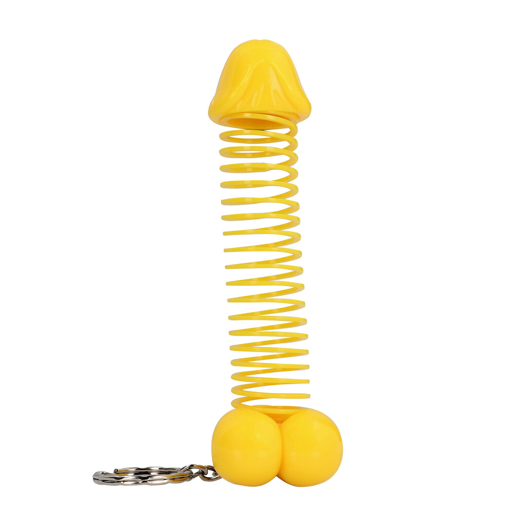 S-line by shots Super Dicky - Sleutelhanger - Geel (8714273026316)
