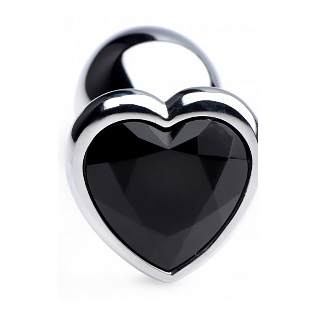 Xr brands Zwart Hart - Butt Plug - Klein (848518037954)