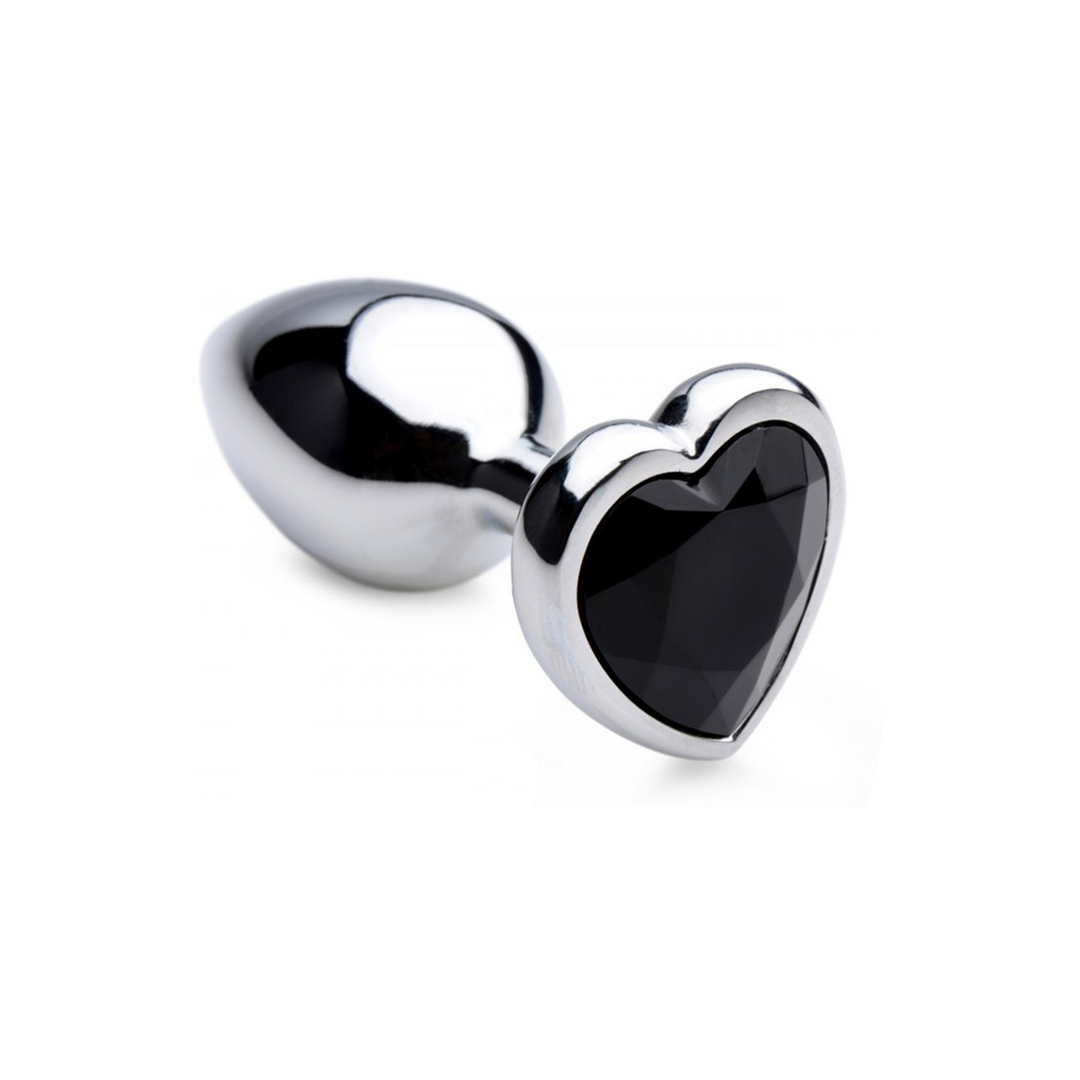 Xr brands Zwart Hart - Butt Plug - Klein (848518037954)