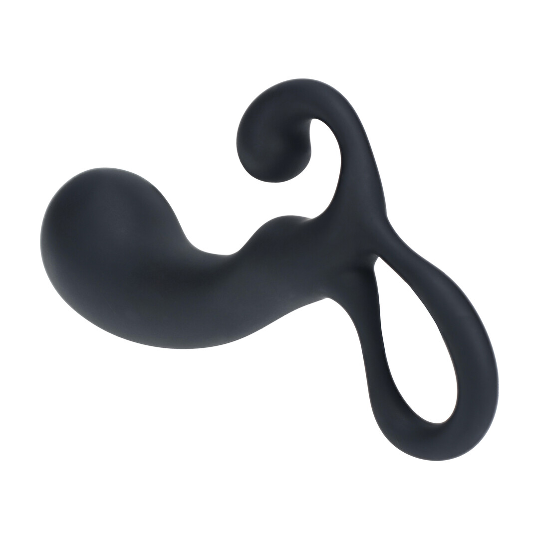 Levelz by shots Lamp met Lussen Silicium Prostaat Massager - L - Zwart (8714273066459)