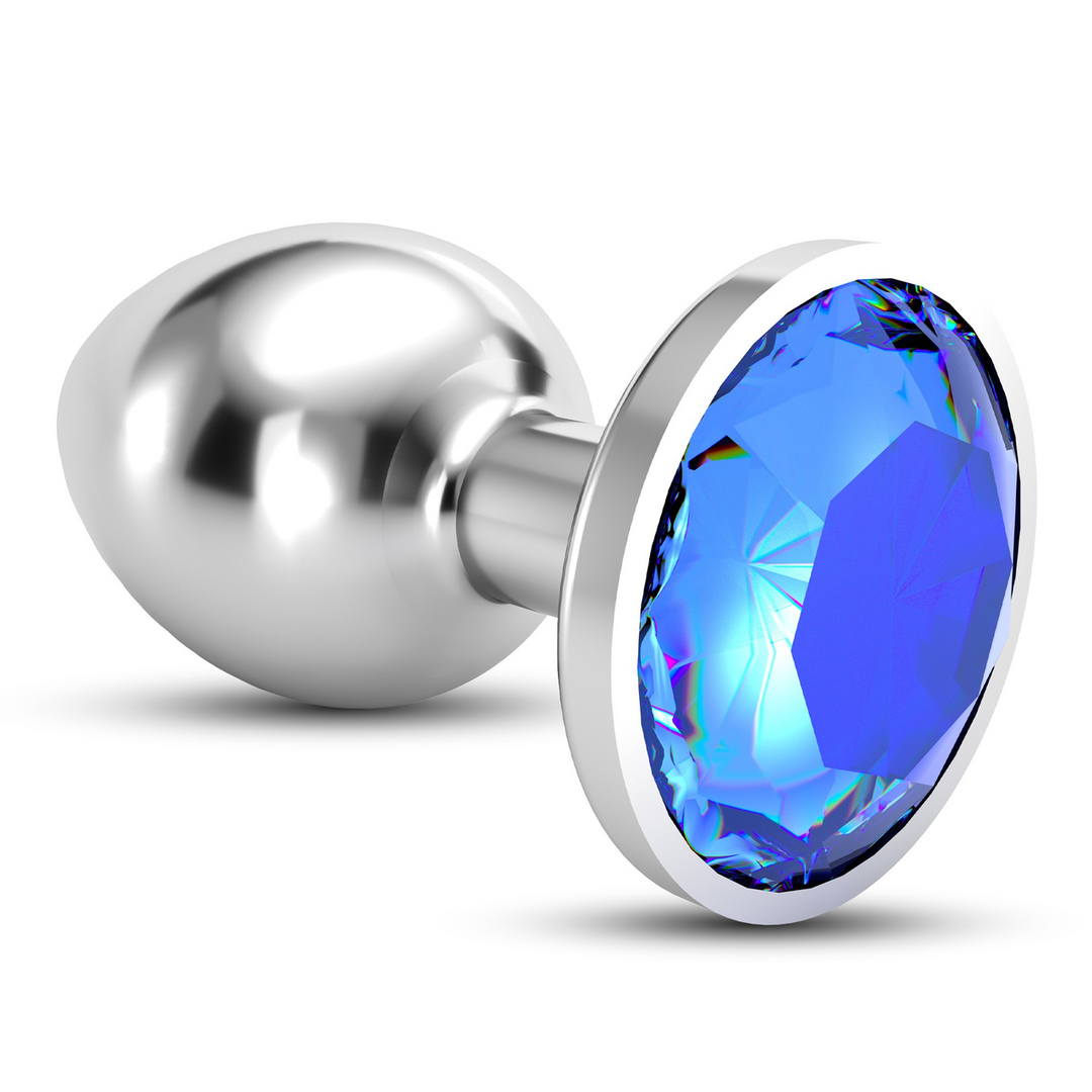 Crushious Bijou - Anale Sieraad Plug - Groot - Blauw (799632355304)