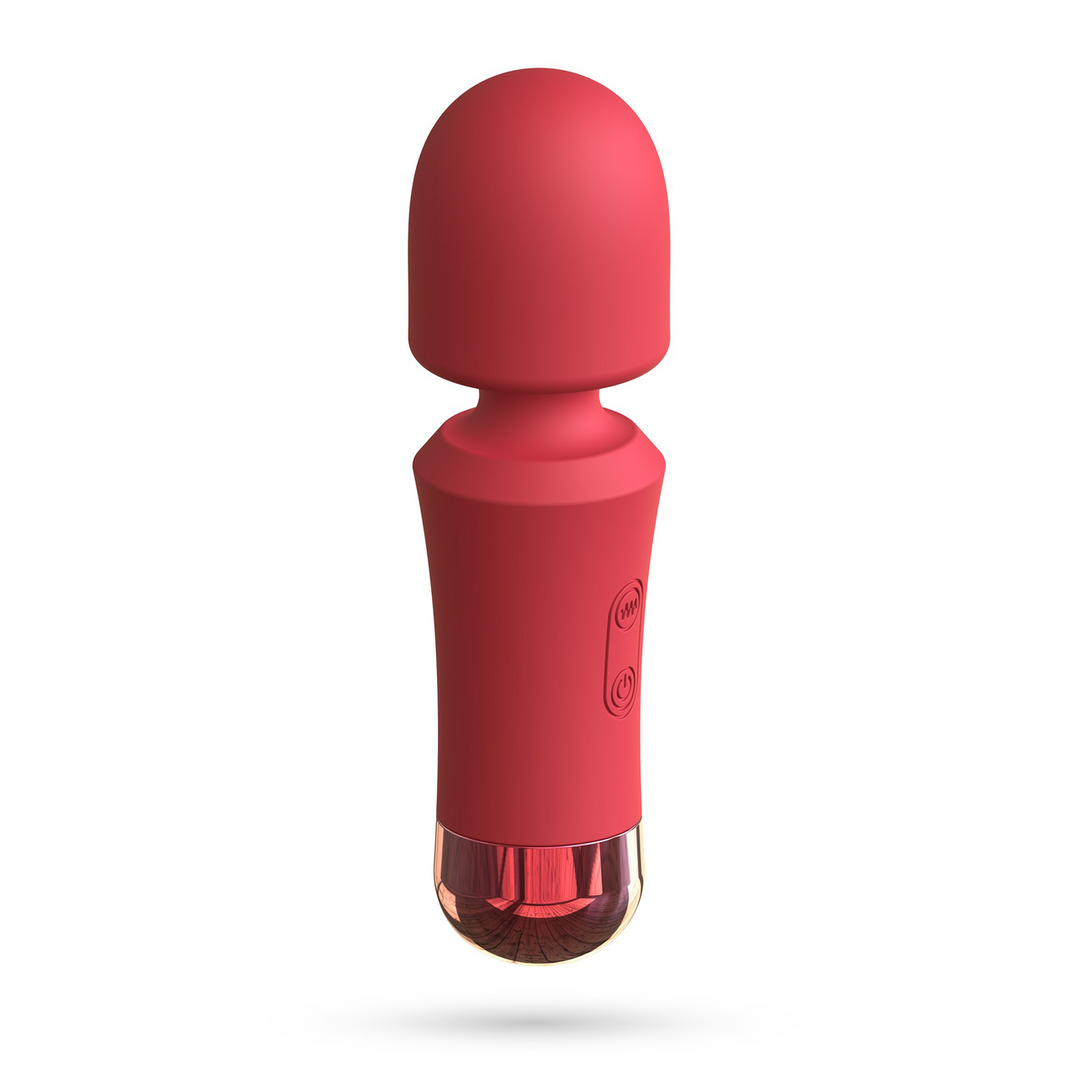 Crushious Wanda - Mini Oplaadbare Wand Massager - Terracotta (7403254157538)