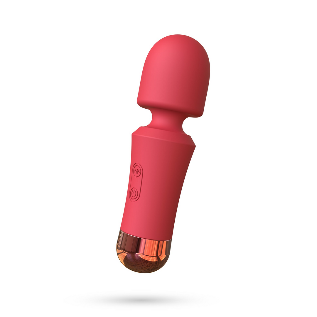 Crushious Wanda - Mini Oplaadbare Wand Massager - Terracotta (7403254157538)