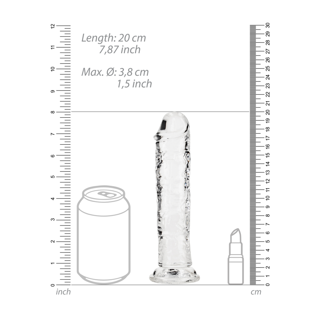 Realrock by shots Rechte Realistische Dildo met Zuignap - 7'' / 18 (8714273524621)