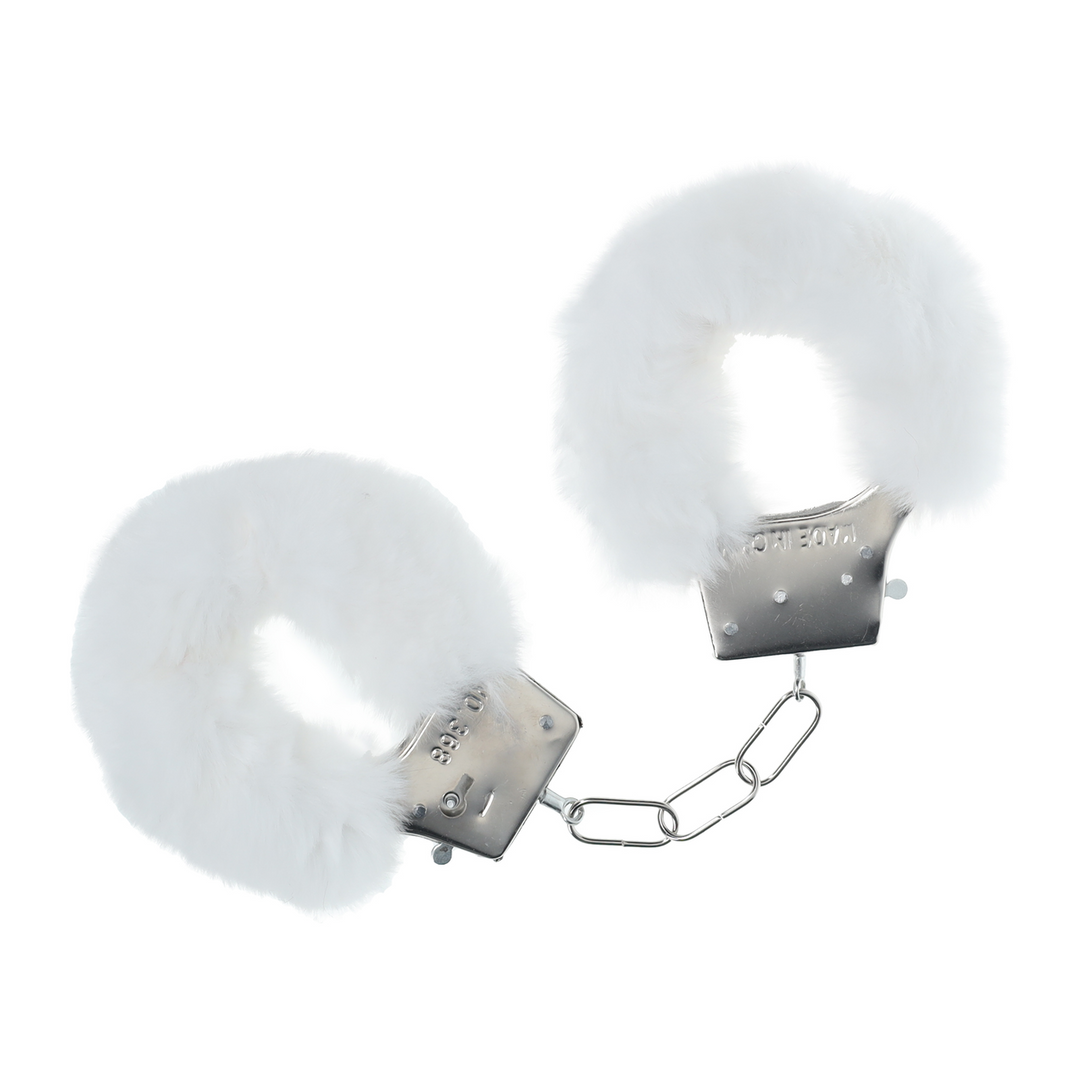 Ouch! by shots Classic Fluffy Handcuffs - Wit (8714273058256)