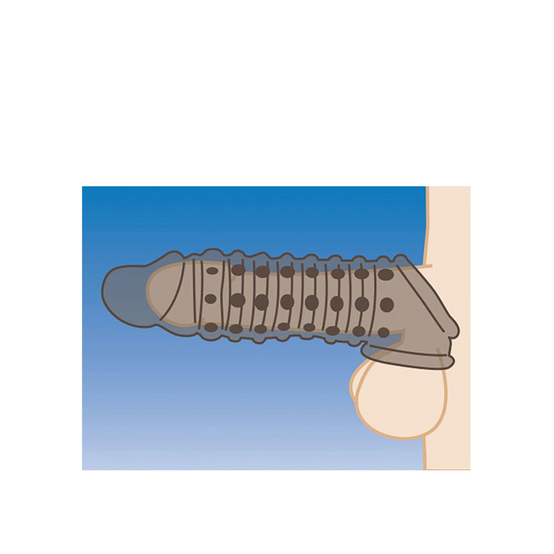 Xr brands Penis Sleeve - 2 / 4 cm (848518039927)
