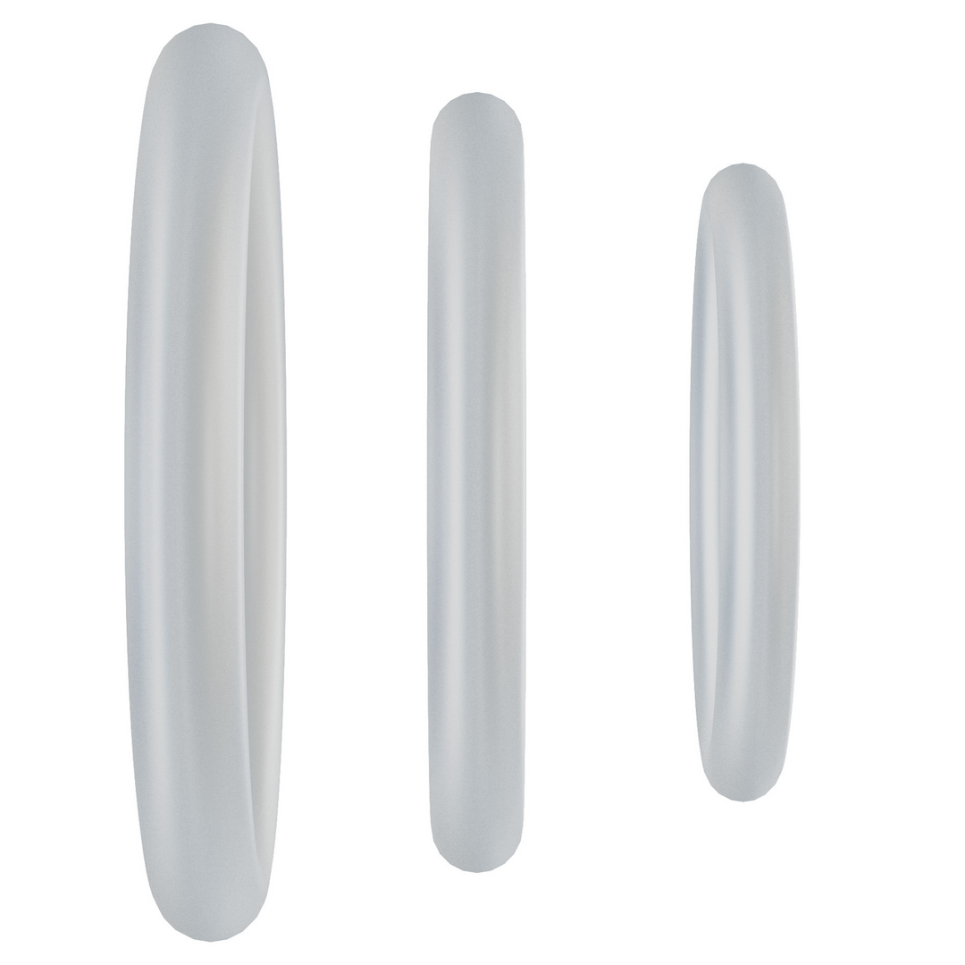 Doc johnson Tri-Pack Siliconen Dichting - Cockring Set (6768903846708)