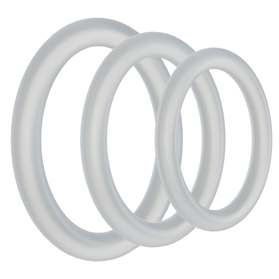 Doc johnson Tri-Pack Siliconen Dichting - Cockring Set (6768903846708)