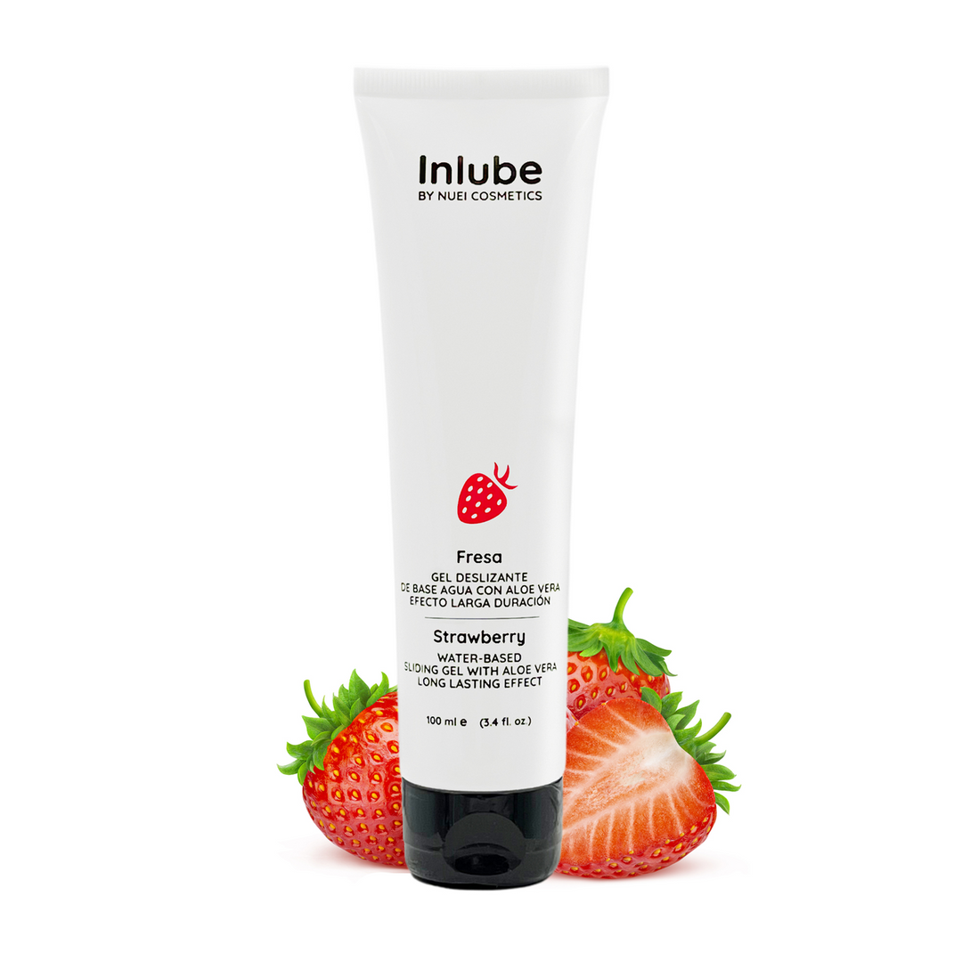 Nuei Waterbased Sliding Gel - Aardbei - 3.4 fl oz / 100 ml (8414606513376)
