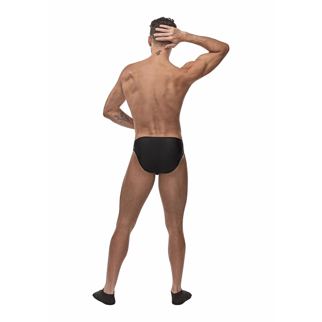 Male power Pouchless Brief - One Size - Zwart (845830041522)