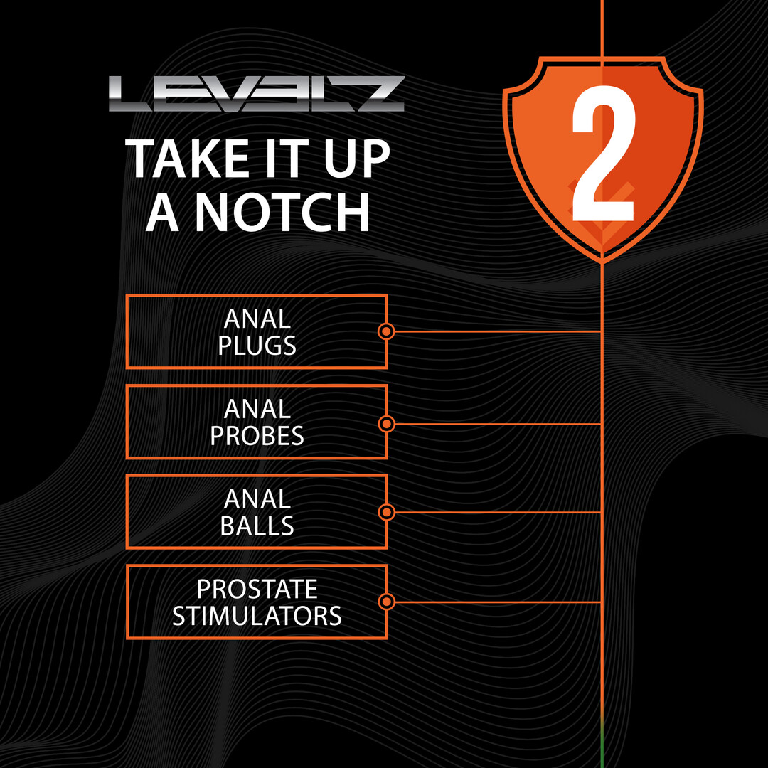 Levelz by shots Siliconen Anale Plug met Luss - S - Zwart (8714273064769)