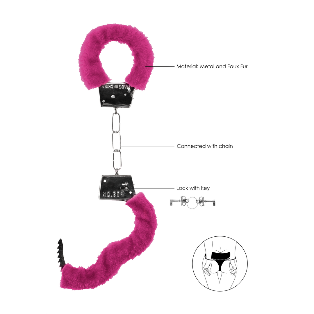 Ouch! by shots Beginner's Handcuffs Furry (8714273074072)