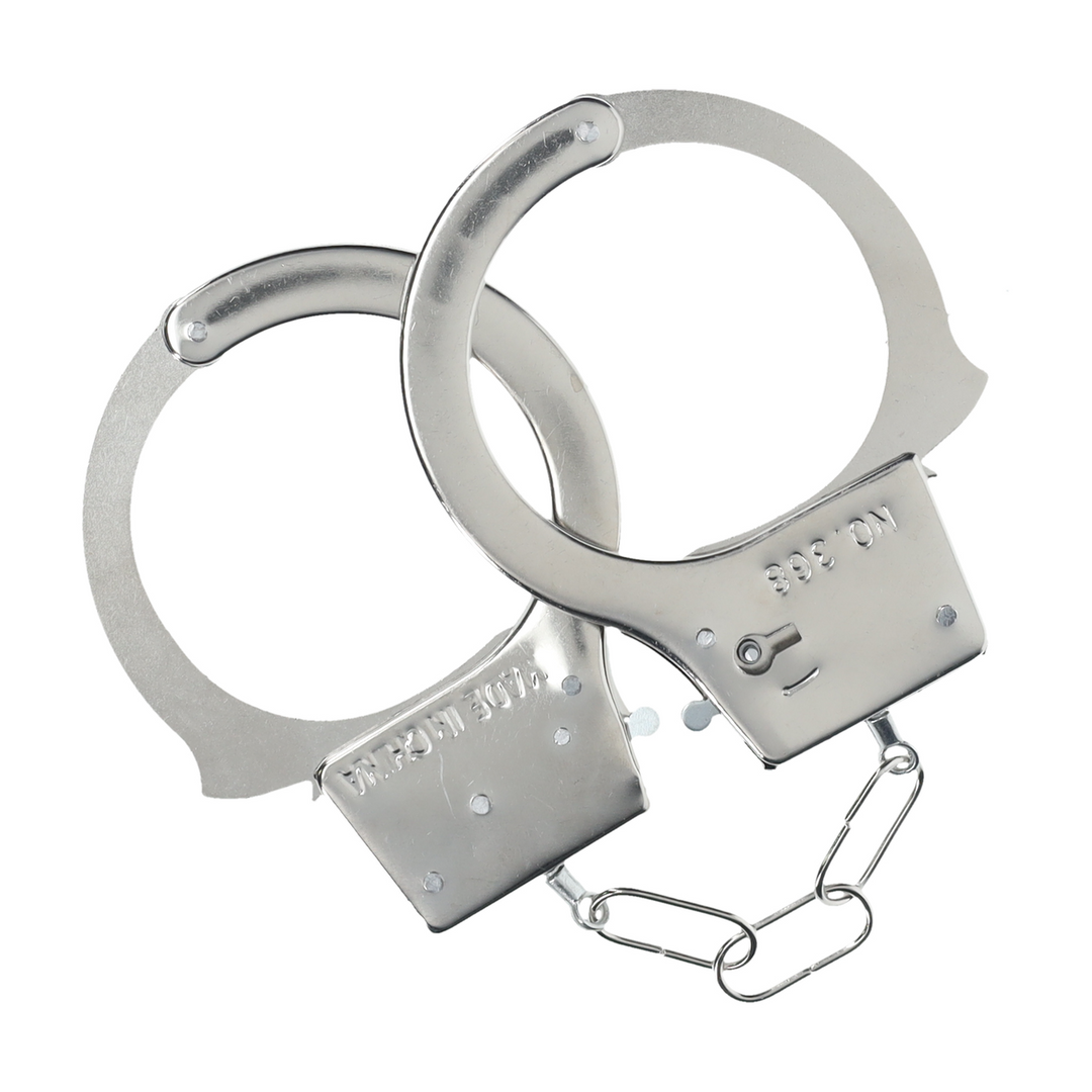 Ouch! by shots Classic metalen handboeien - Zilver (8714273058300)