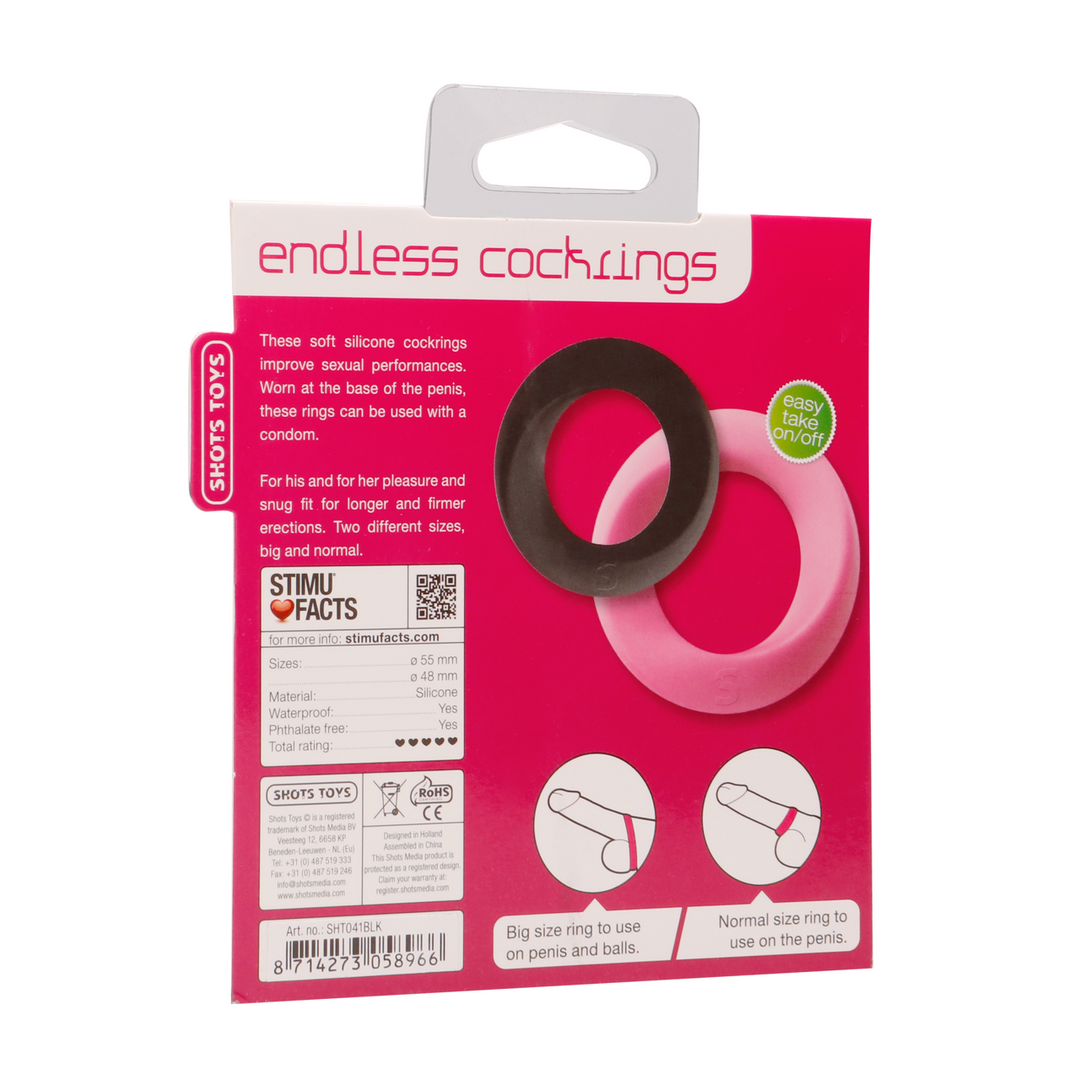Shots toys by shots Eindeloze Cockring - Groot  Medium (8714273058966)