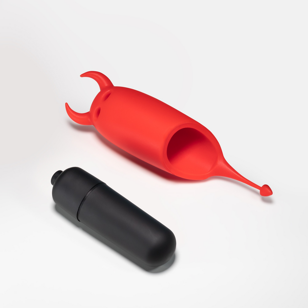 Crushious O-Pet Devil - Vibrerende Bullet - Rood (7403254159723)