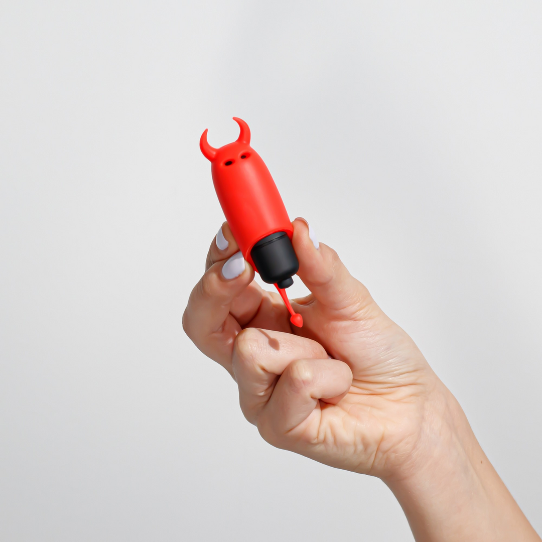 Crushious O-Pet Devil - Vibrerende Bullet - Rood (7403254159723)