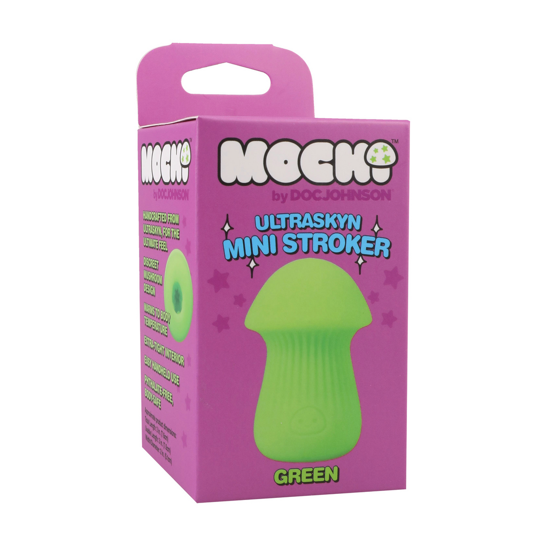 Doc johnson Paddenstoel Stroker - ULTRASKYN Mini Stroker - Groen (782421099626)