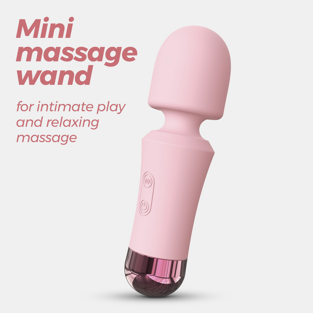Crushious Wanda - Mini Oplaadbare Wand Massager - Roze (7403254157521)
