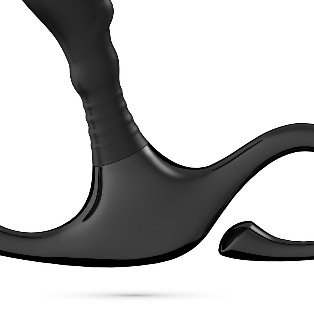 Crushious Djinn - Siliconen Prostaatmassager - Zwart (7403254158627)