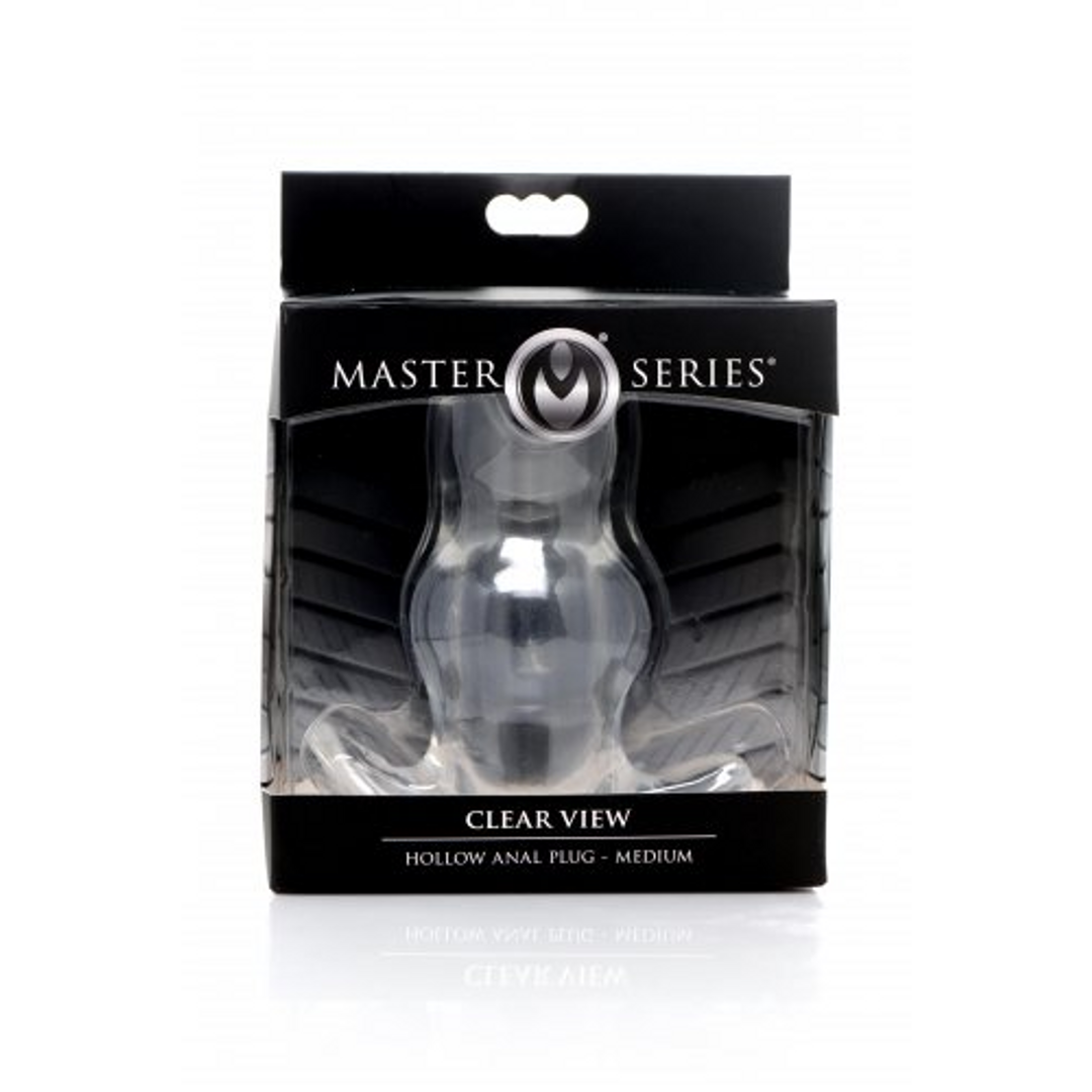 Xr brands Duidelijk Zicht - Holle Anale Plug - Medium (848518043702)